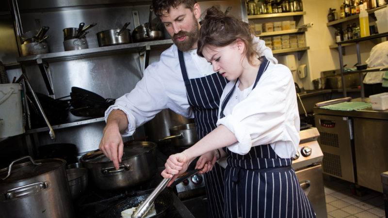 Catering apprentices at City of Bristol College