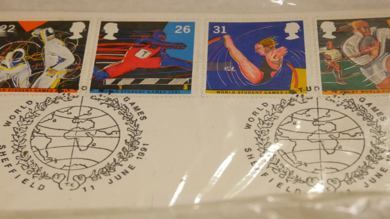 Stamps closeup