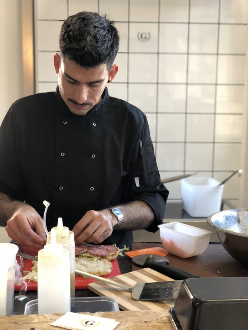 Alberto, owner of Grano Kitchen. 