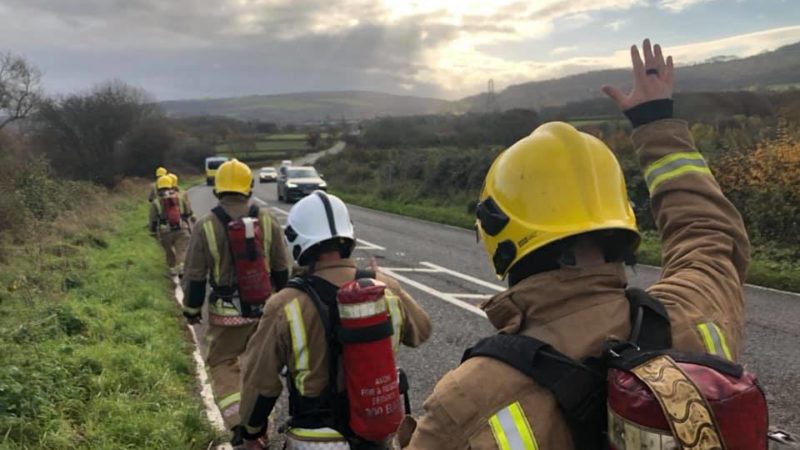 They've been given loads of support from passers by!