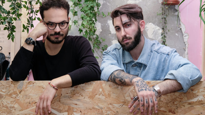 Creative Director Alessandro Frank (left), Owner Stephan Vi (right).