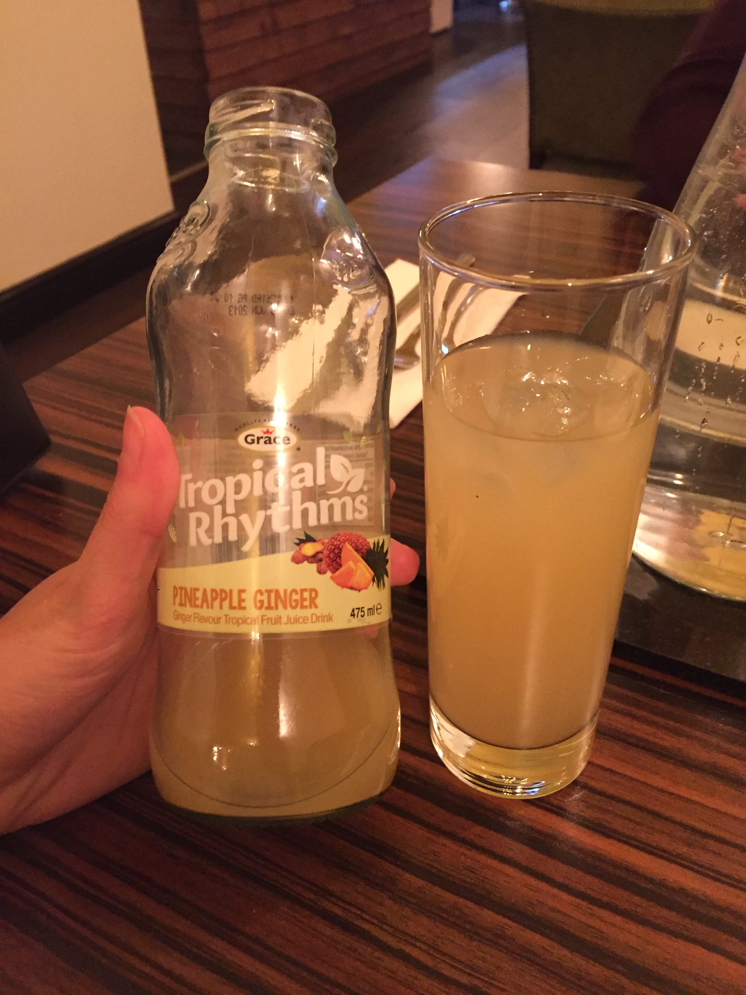 The pineapple and ginger juice at St Mary's Kitchen