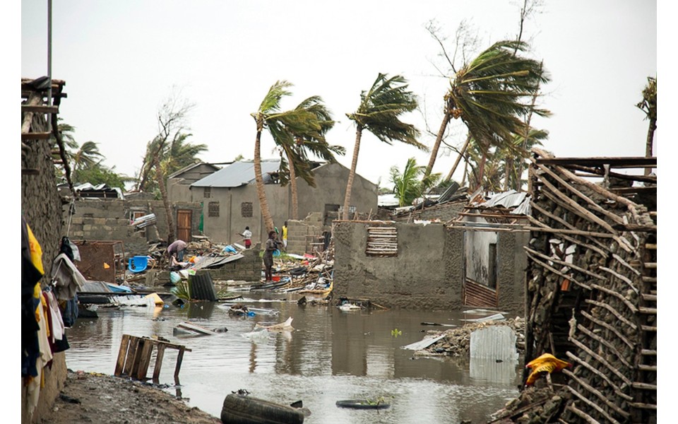 Cyclone Idai hits the city of Beira