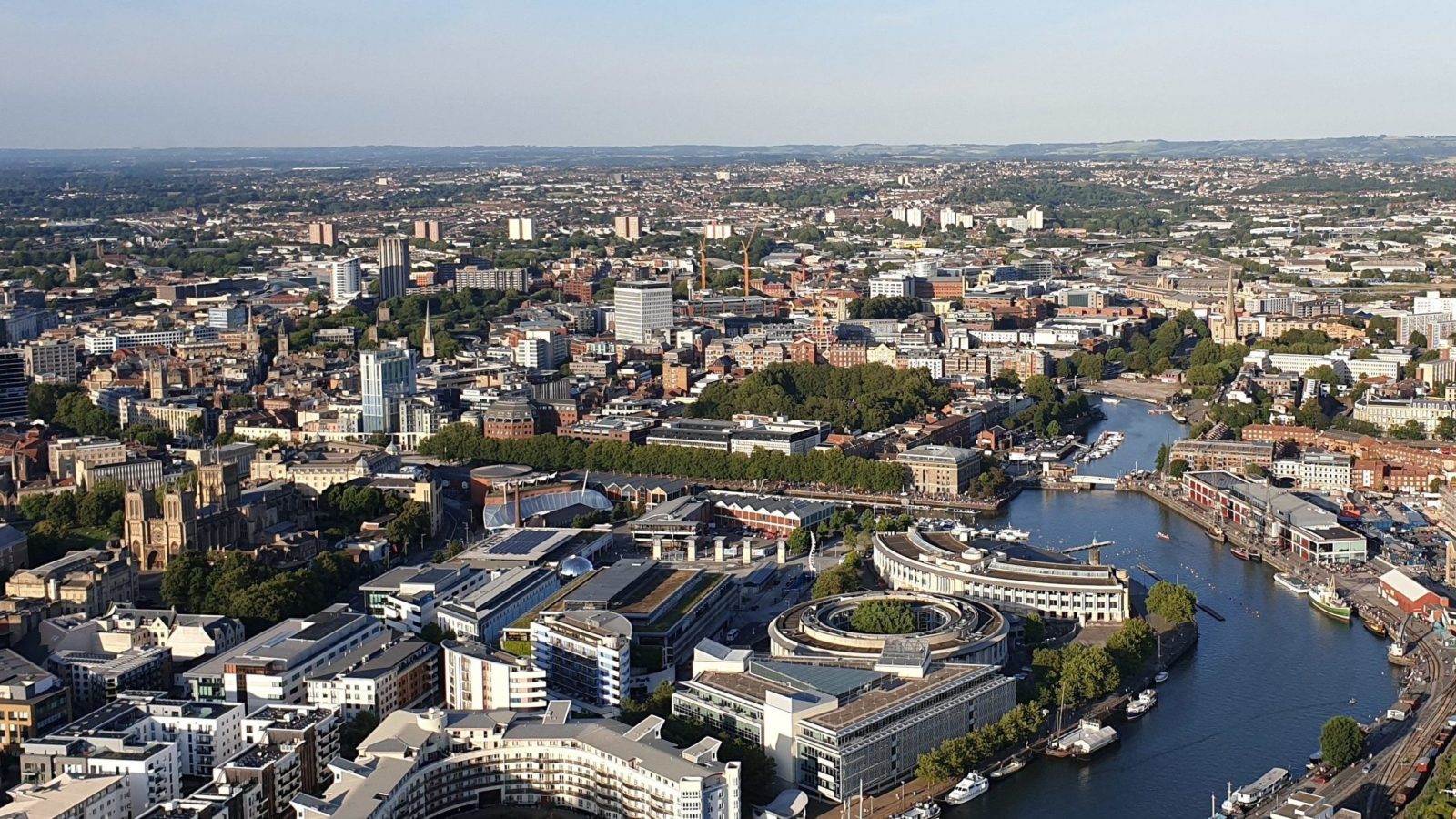 Bristol birds eye lloyds amphitheatre city centre harbourside