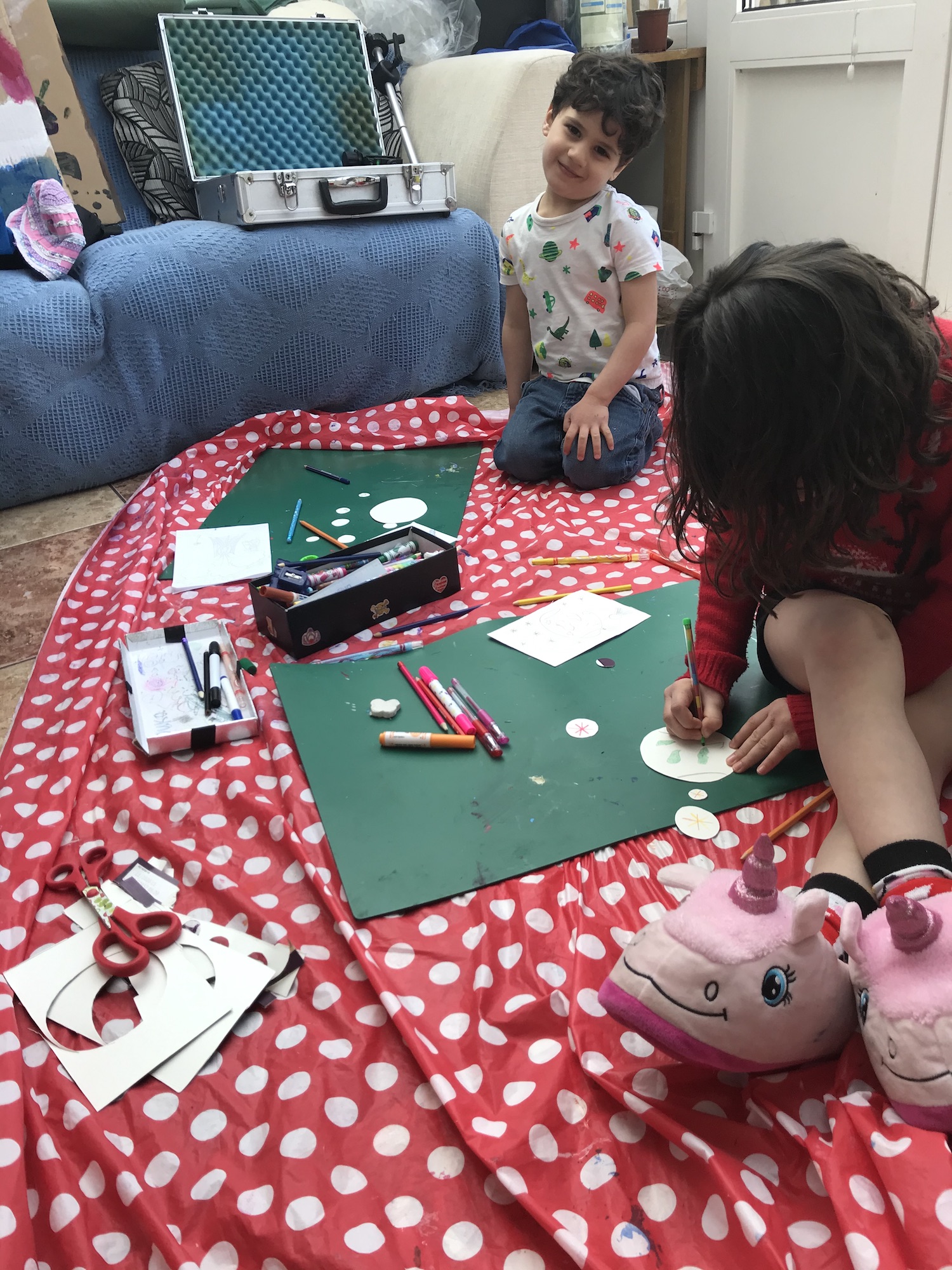 Little quiet time creating