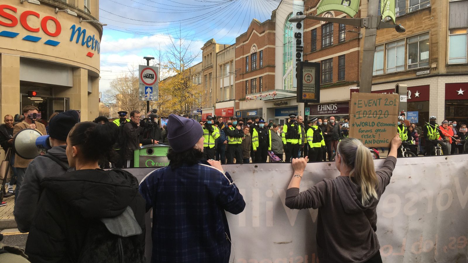 Anti lockdown Bristol protest news at Bristol24/7