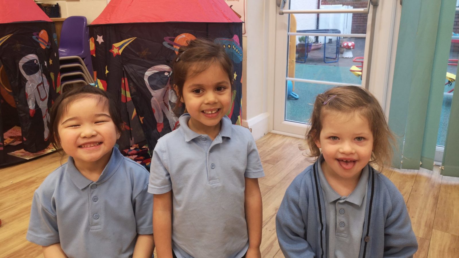 Badminton school children