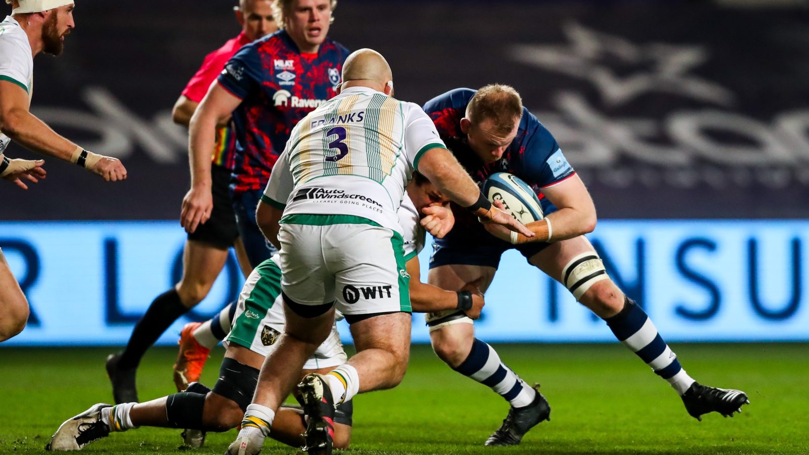 Joe joyce Bristol bears vs northampton saints
