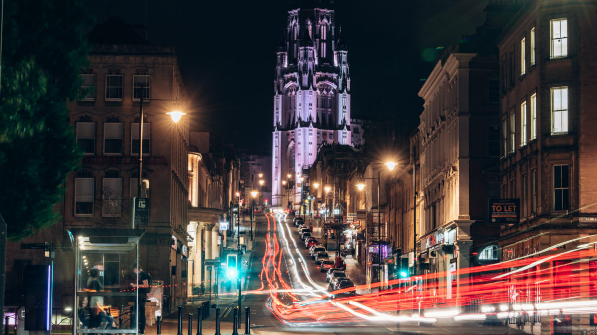 Park street of Bristol city centre