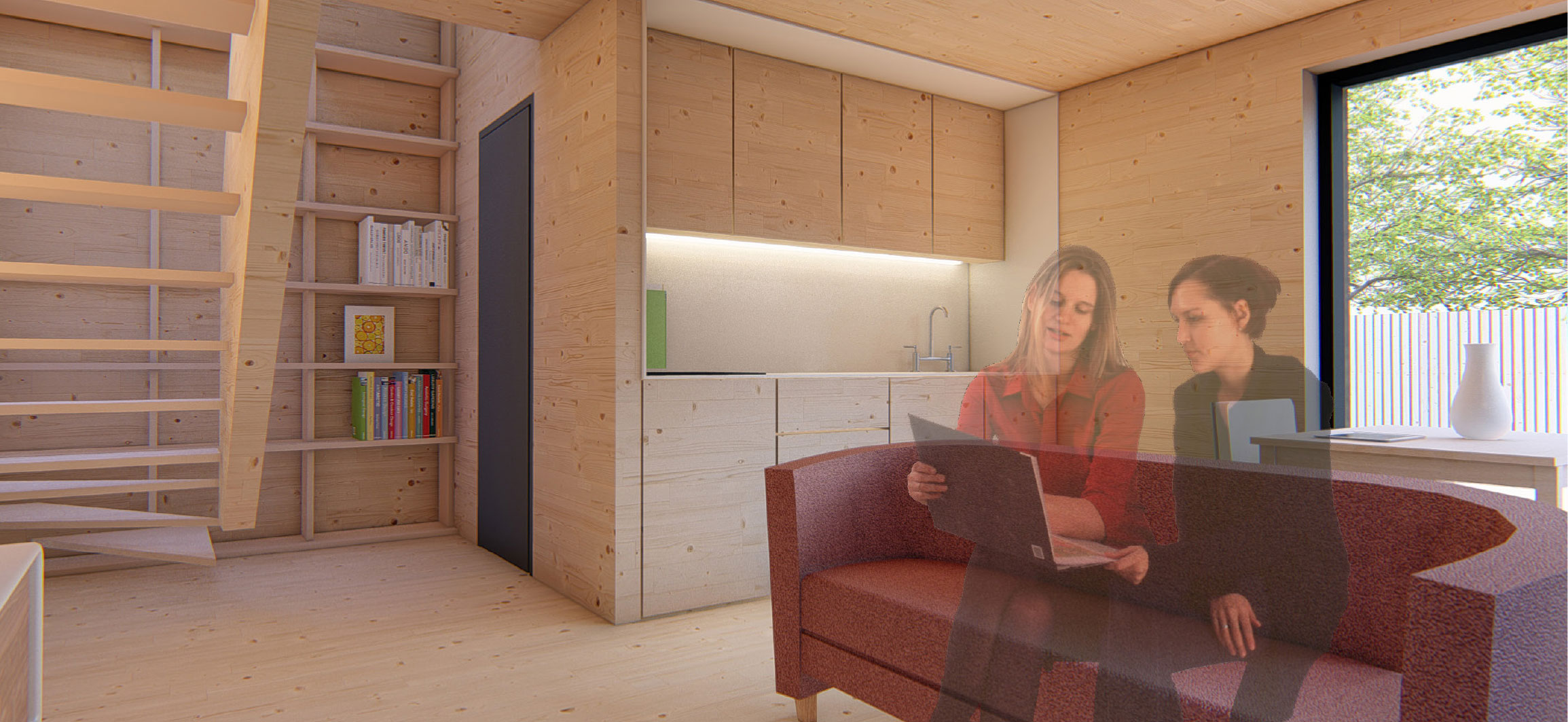 Affordable eco-housing to be built on disused garage plots. Photo credits- BDP (2)