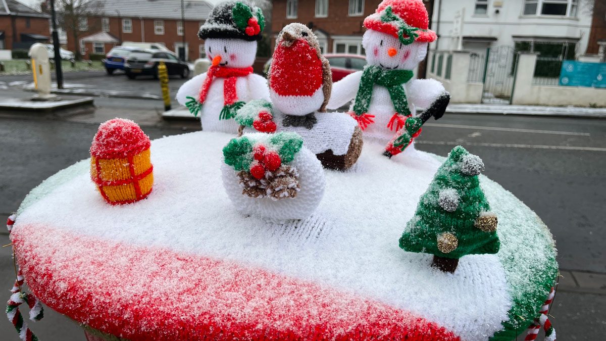 church with illuminated star
