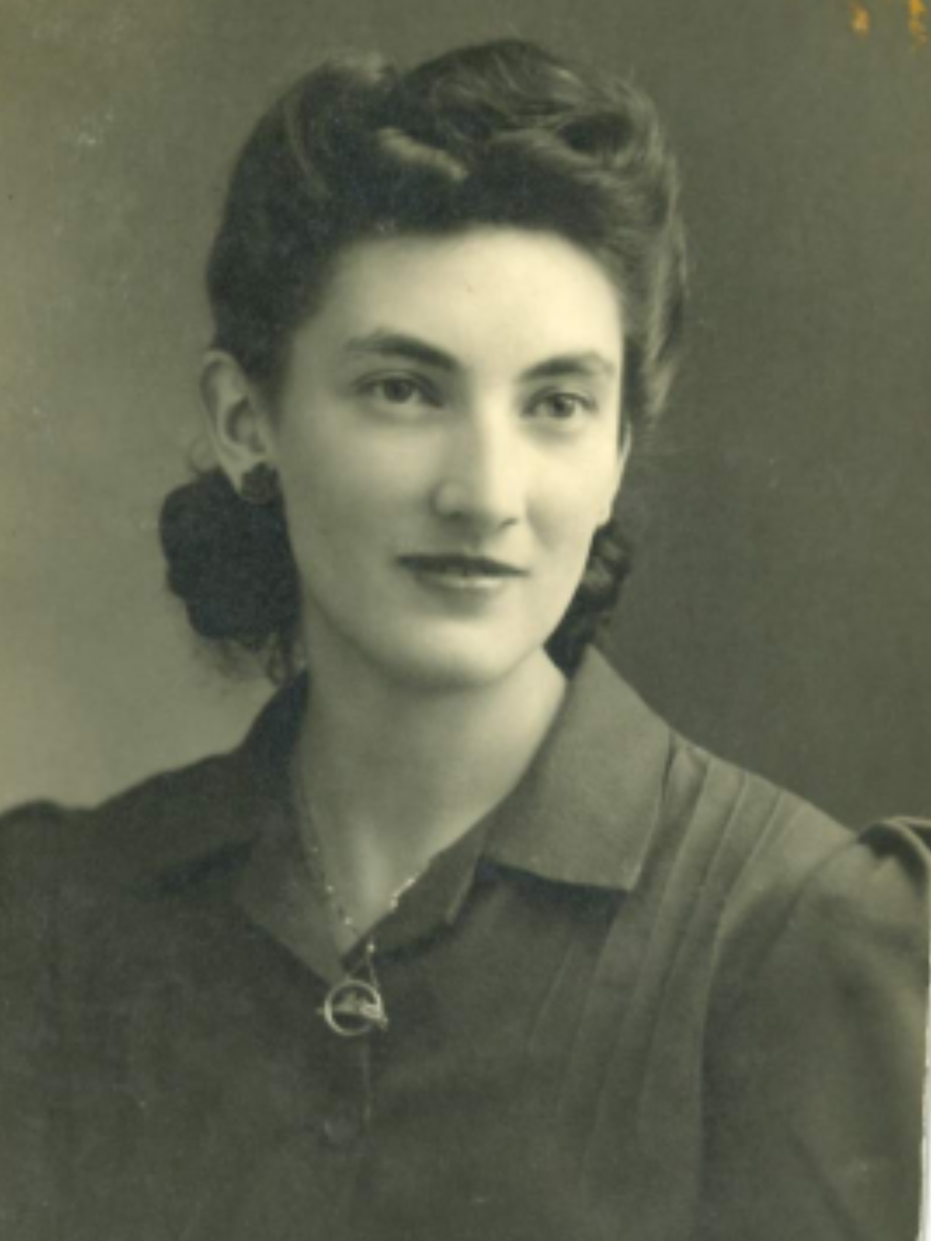 A Black and white photo of Phylis Audrey Ellen Sage