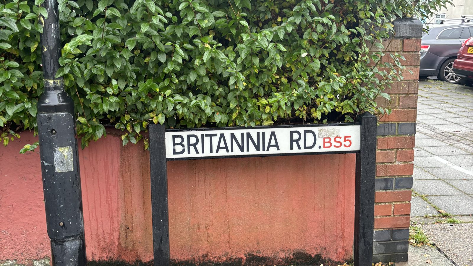 Britannia Road street sign