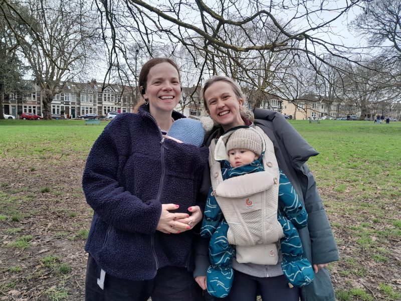 New mums with their babies