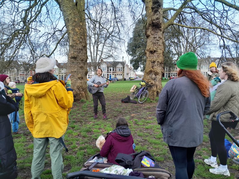 BYOB Choir singing in St George Park