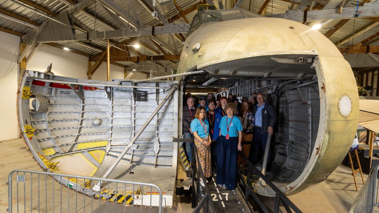Bristol Freighter T170 Aerospace Bristol volunteer team - photo: Aerospace Bristol
