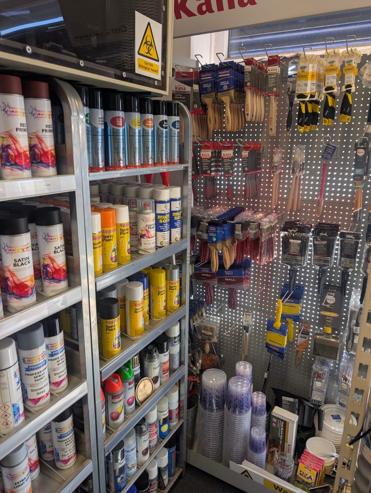 Avonmouth Paint & Supplies keeps bubble wands and sweets by the till in the summer for younger customers - photo: Aurora Amaryllis