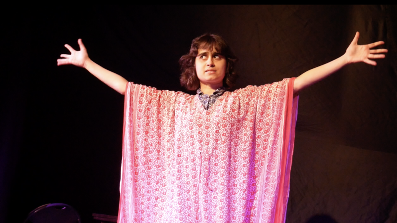 Up-and-coming Bristol comic Sameera Bhalotra Bowers performs home gig