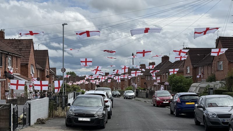 Flags return to ‘England’s most patriotic street’