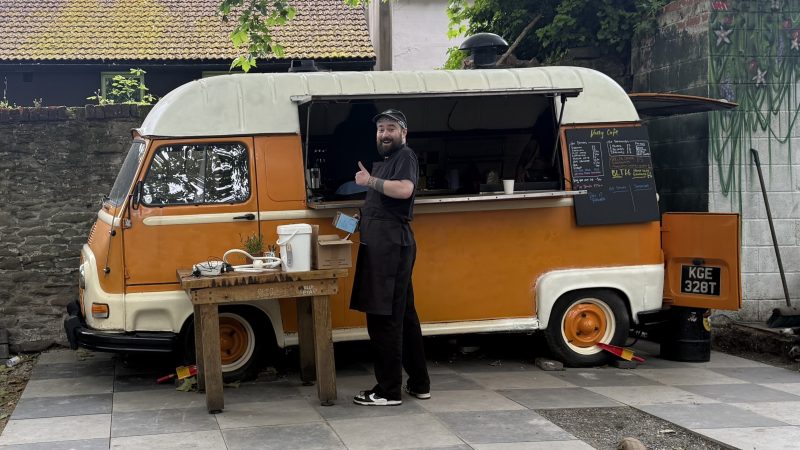New cafe on four wheels opens next to pub