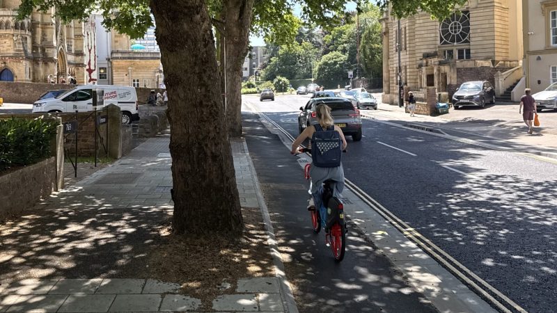 New cycle paths and smoother pavements on Whiteladies Road